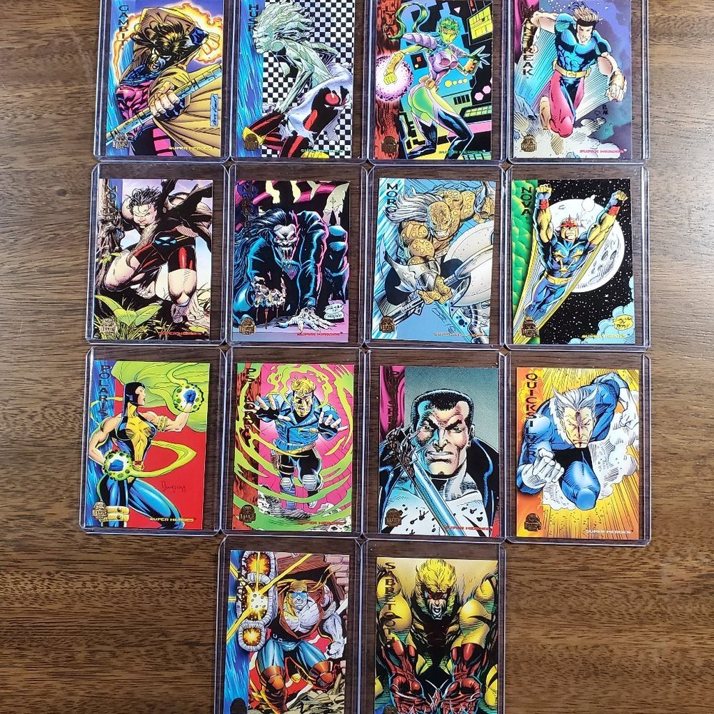 Marvel Universe Series 5 (1994) BASE Trading Cards  - Gambit to Sabretooth